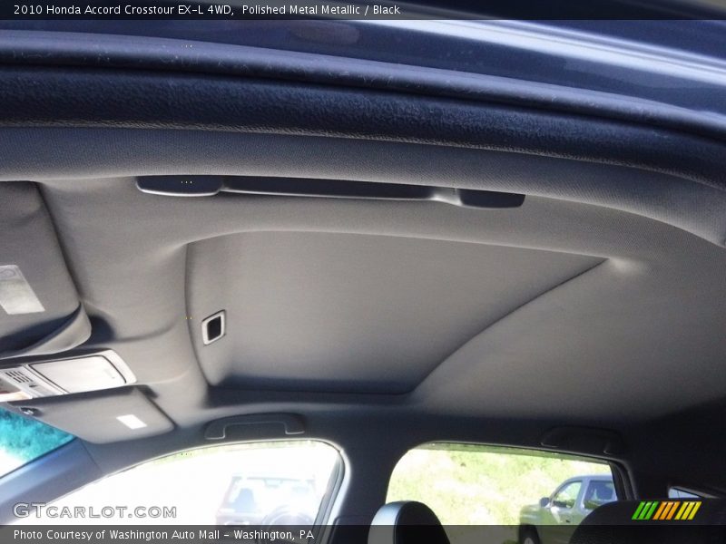 Polished Metal Metallic / Black 2010 Honda Accord Crosstour EX-L 4WD