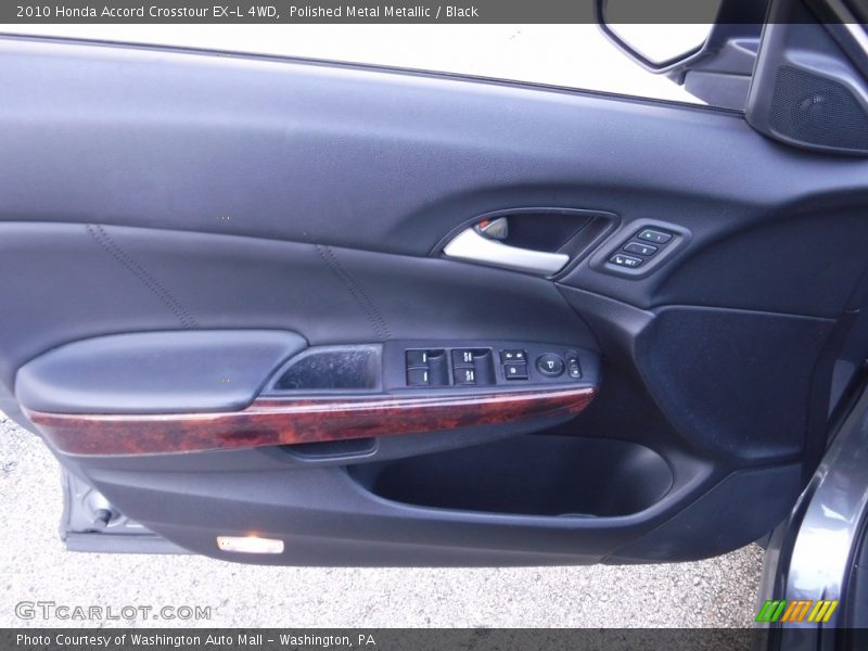 Polished Metal Metallic / Black 2010 Honda Accord Crosstour EX-L 4WD