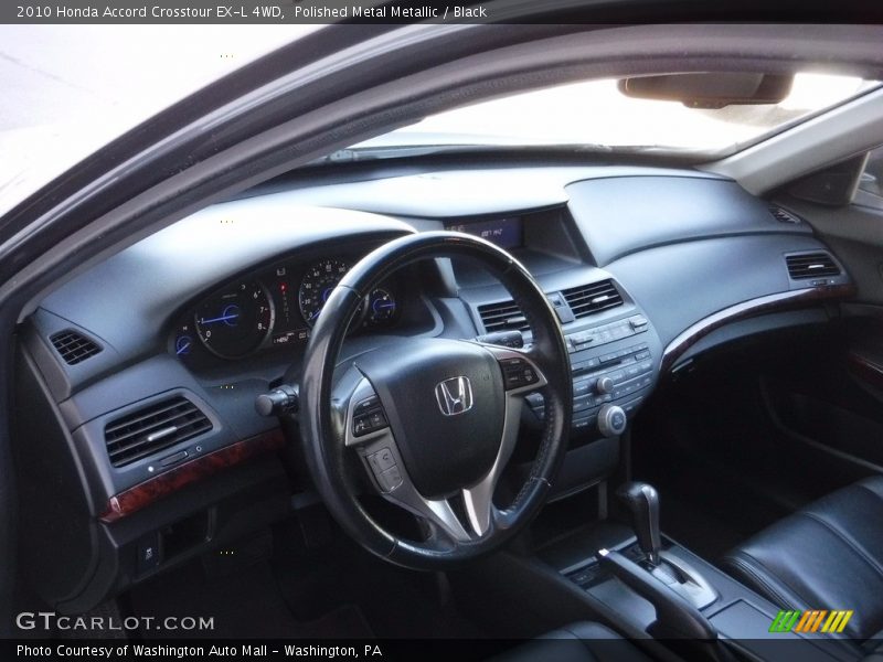 Polished Metal Metallic / Black 2010 Honda Accord Crosstour EX-L 4WD