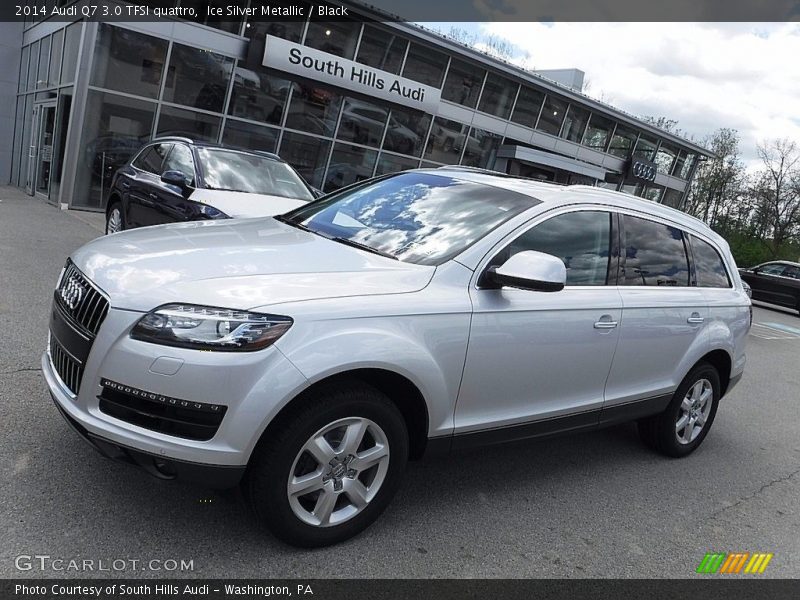 Ice Silver Metallic / Black 2014 Audi Q7 3.0 TFSI quattro