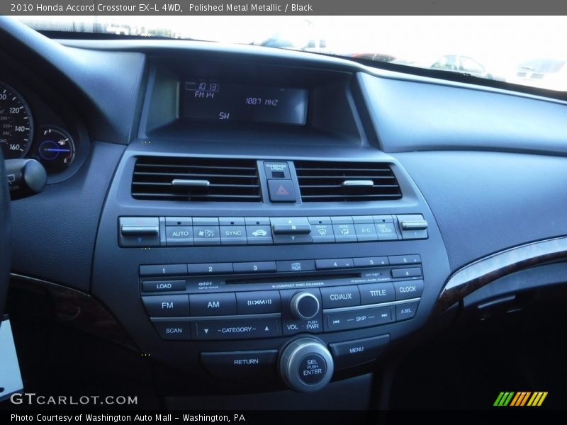 Polished Metal Metallic / Black 2010 Honda Accord Crosstour EX-L 4WD