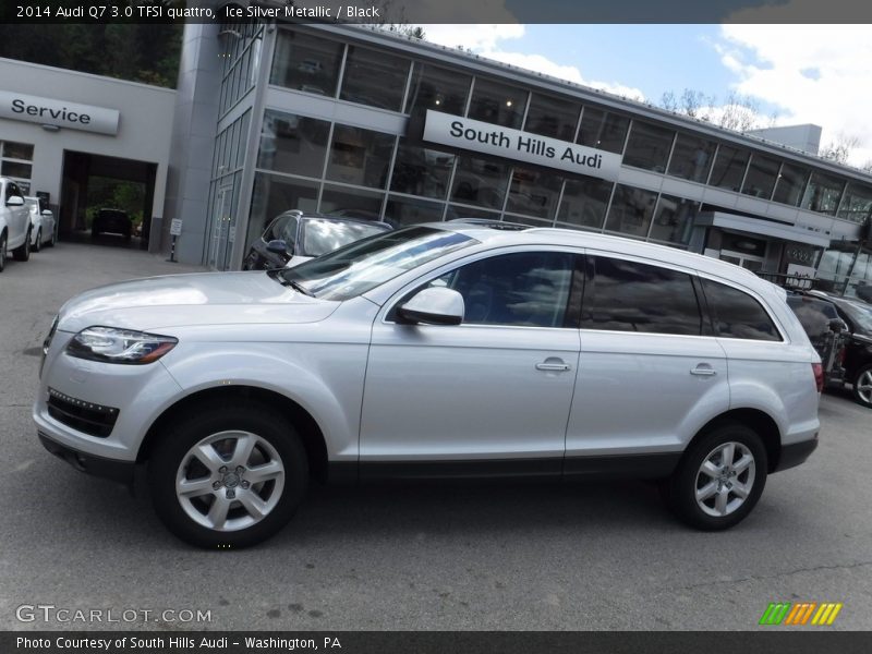 Ice Silver Metallic / Black 2014 Audi Q7 3.0 TFSI quattro