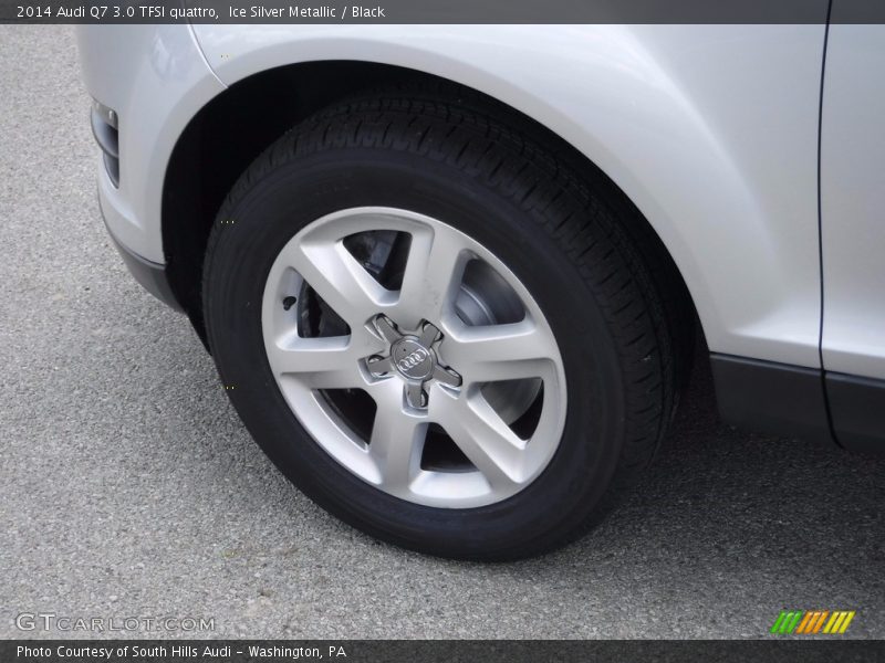 Ice Silver Metallic / Black 2014 Audi Q7 3.0 TFSI quattro