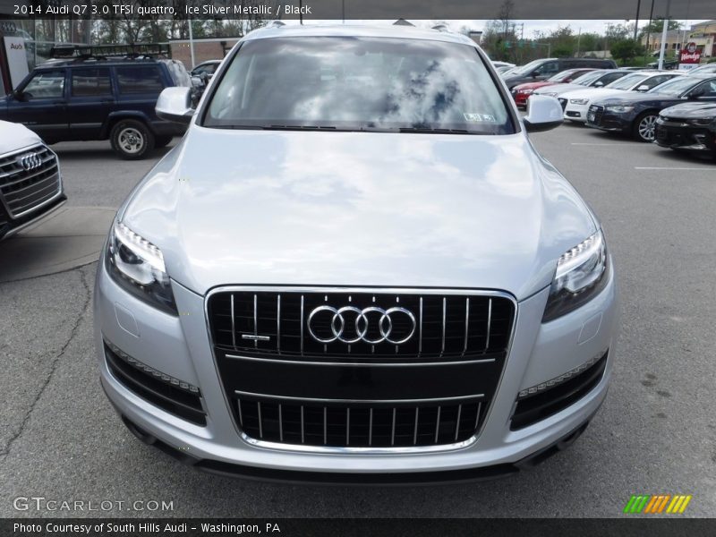 Ice Silver Metallic / Black 2014 Audi Q7 3.0 TFSI quattro