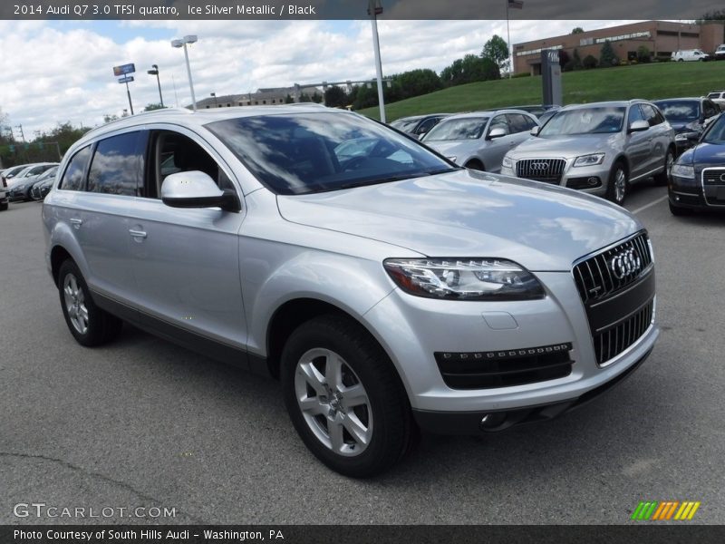Ice Silver Metallic / Black 2014 Audi Q7 3.0 TFSI quattro