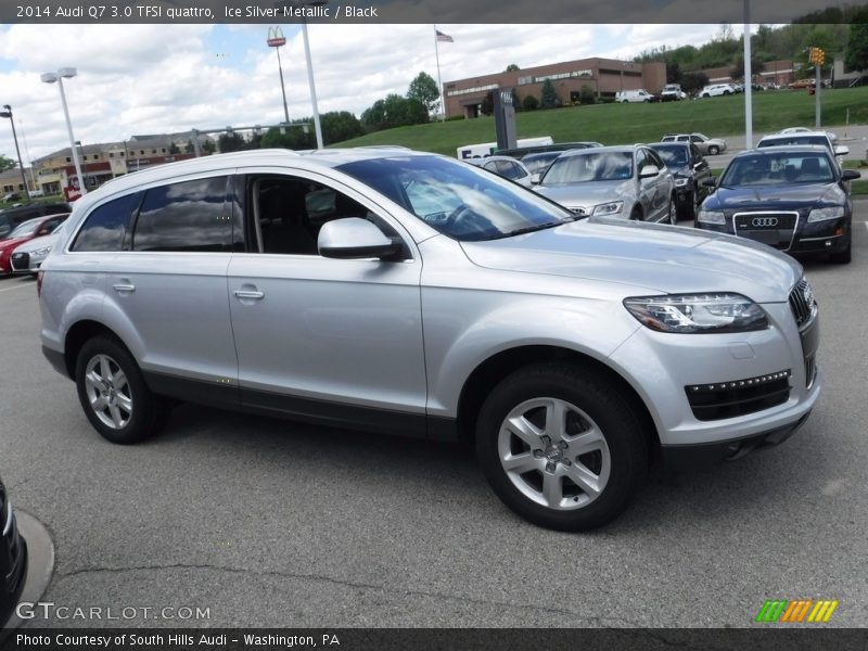 Ice Silver Metallic / Black 2014 Audi Q7 3.0 TFSI quattro