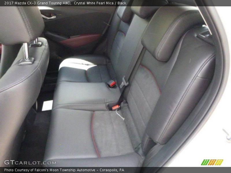 Crystal White Pearl Mica / Black 2017 Mazda CX-3 Grand Touring AWD