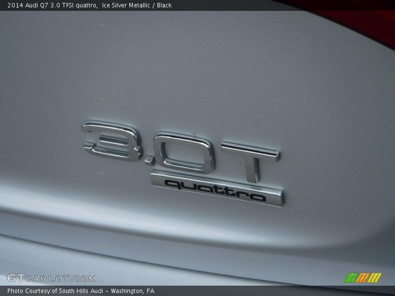 Ice Silver Metallic / Black 2014 Audi Q7 3.0 TFSI quattro