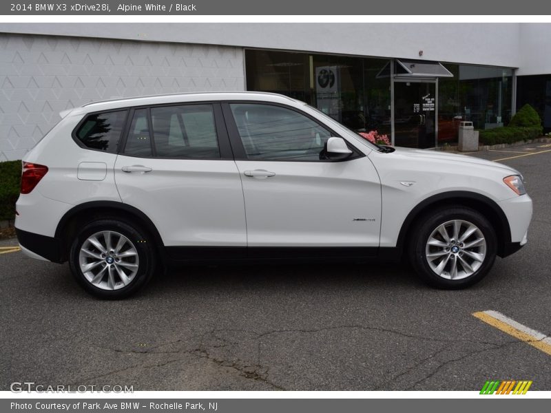 Alpine White / Black 2014 BMW X3 xDrive28i