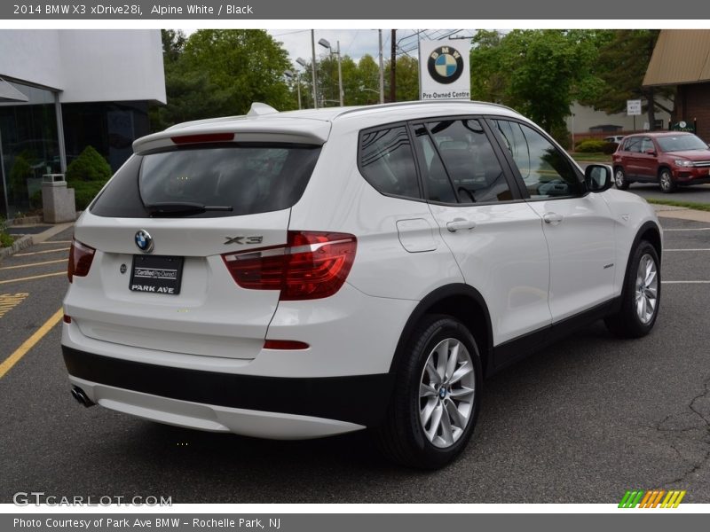 Alpine White / Black 2014 BMW X3 xDrive28i