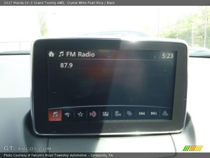 Crystal White Pearl Mica / Black 2017 Mazda CX-3 Grand Touring AWD