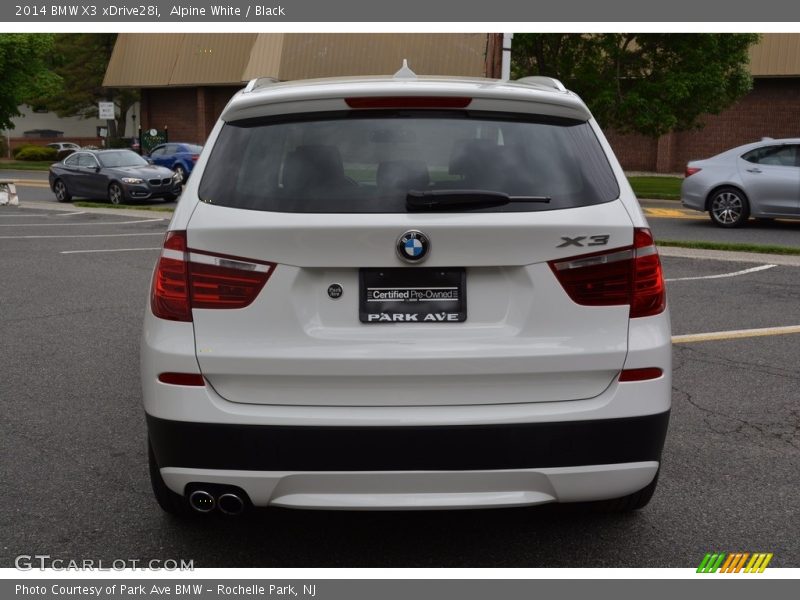 Alpine White / Black 2014 BMW X3 xDrive28i
