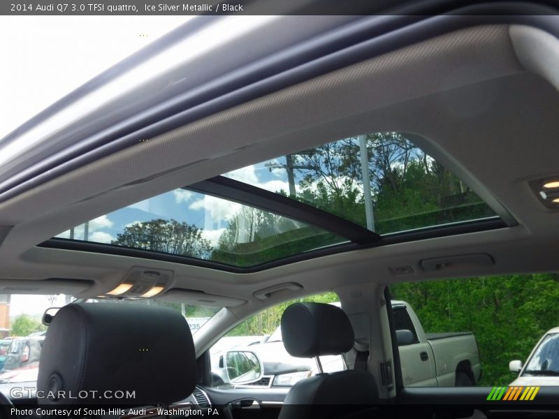 Ice Silver Metallic / Black 2014 Audi Q7 3.0 TFSI quattro
