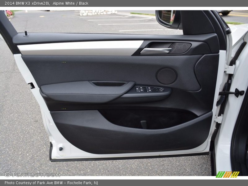 Alpine White / Black 2014 BMW X3 xDrive28i