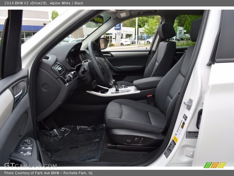 Alpine White / Black 2014 BMW X3 xDrive28i