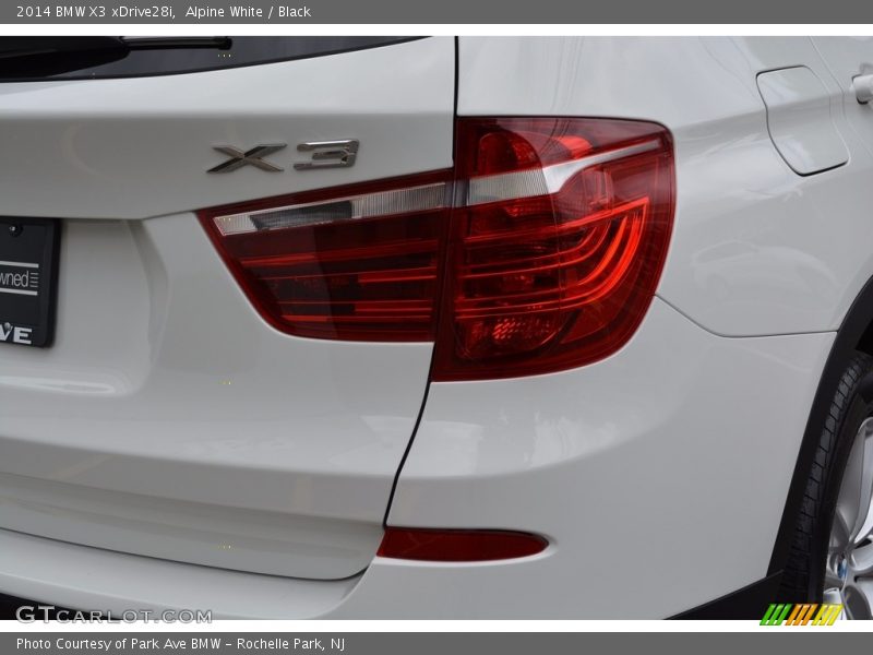 Alpine White / Black 2014 BMW X3 xDrive28i