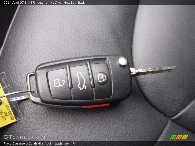 Ice Silver Metallic / Black 2014 Audi Q7 3.0 TFSI quattro