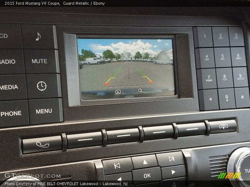 Guard Metallic / Ebony 2015 Ford Mustang V6 Coupe