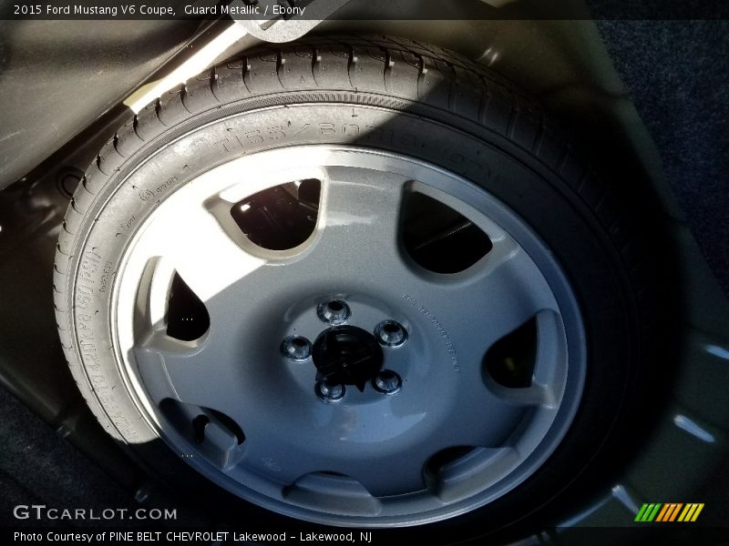 Guard Metallic / Ebony 2015 Ford Mustang V6 Coupe