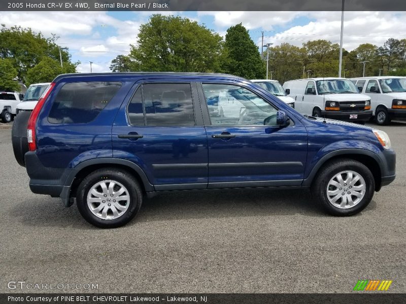 Eternal Blue Pearl / Black 2005 Honda CR-V EX 4WD