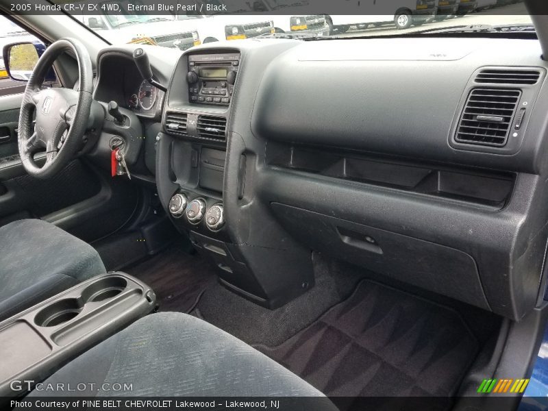 Eternal Blue Pearl / Black 2005 Honda CR-V EX 4WD