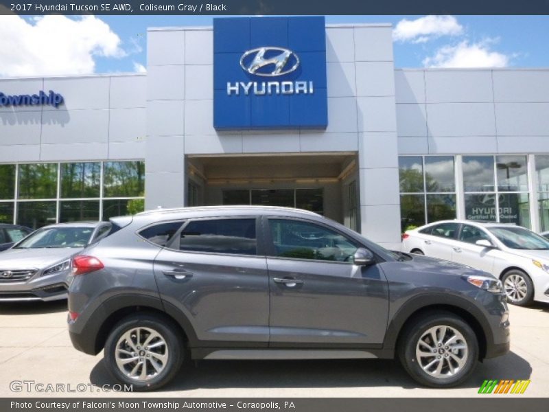 Coliseum Gray / Black 2017 Hyundai Tucson SE AWD