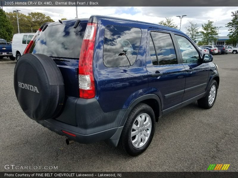 Eternal Blue Pearl / Black 2005 Honda CR-V EX 4WD