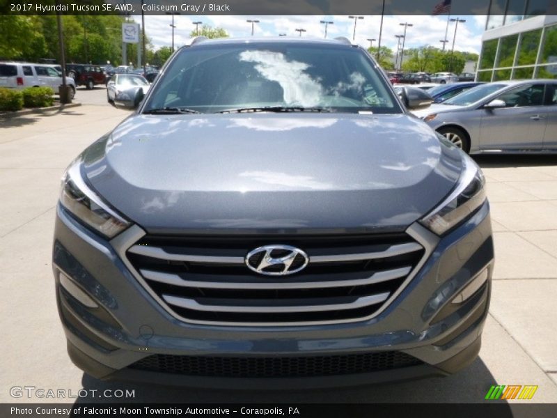 Coliseum Gray / Black 2017 Hyundai Tucson SE AWD