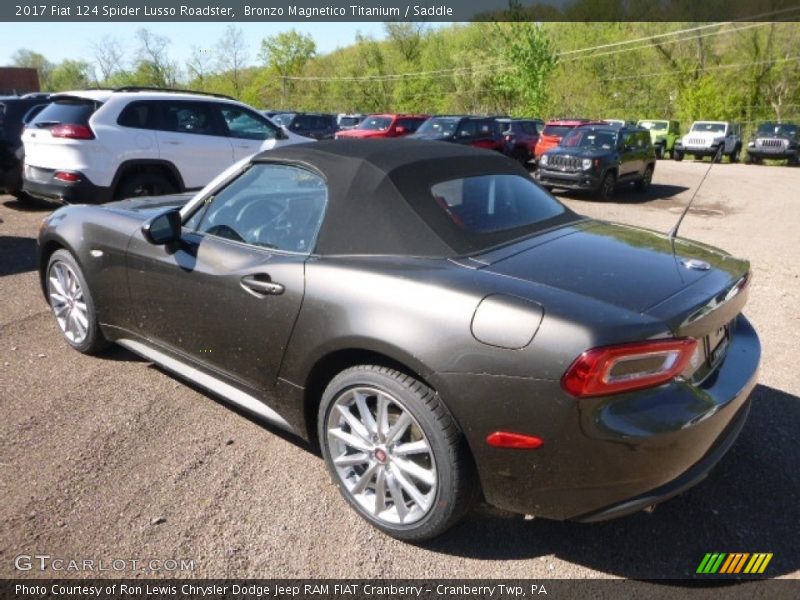 Bronzo Magnetico Titanium / Saddle 2017 Fiat 124 Spider Lusso Roadster