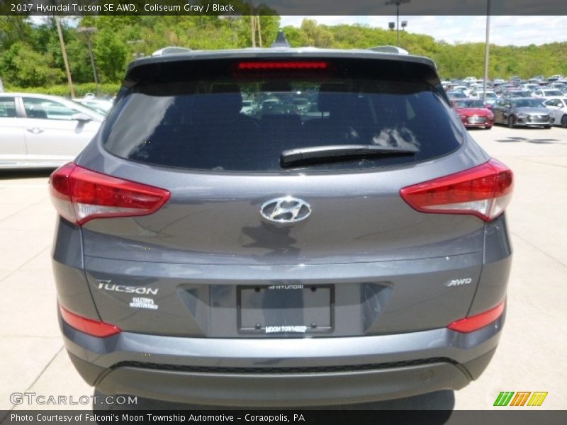 Coliseum Gray / Black 2017 Hyundai Tucson SE AWD