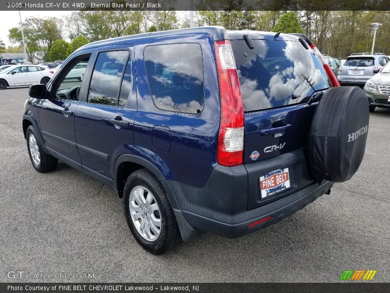 Eternal Blue Pearl / Black 2005 Honda CR-V EX 4WD