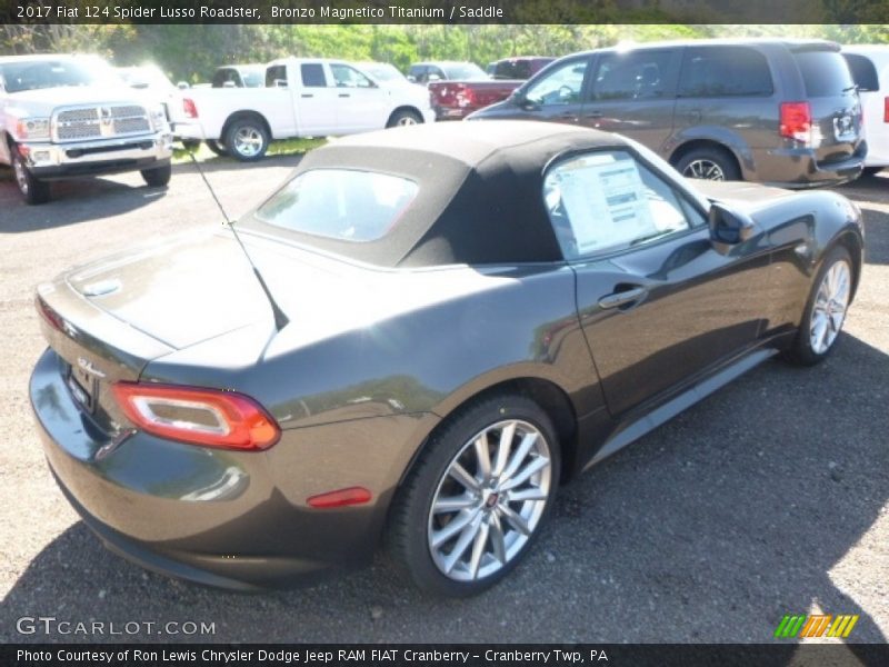 Bronzo Magnetico Titanium / Saddle 2017 Fiat 124 Spider Lusso Roadster