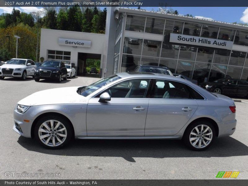 Florett Silver Metallic / Rock Gray 2017 Audi A4 2.0T Premium Plus quattro