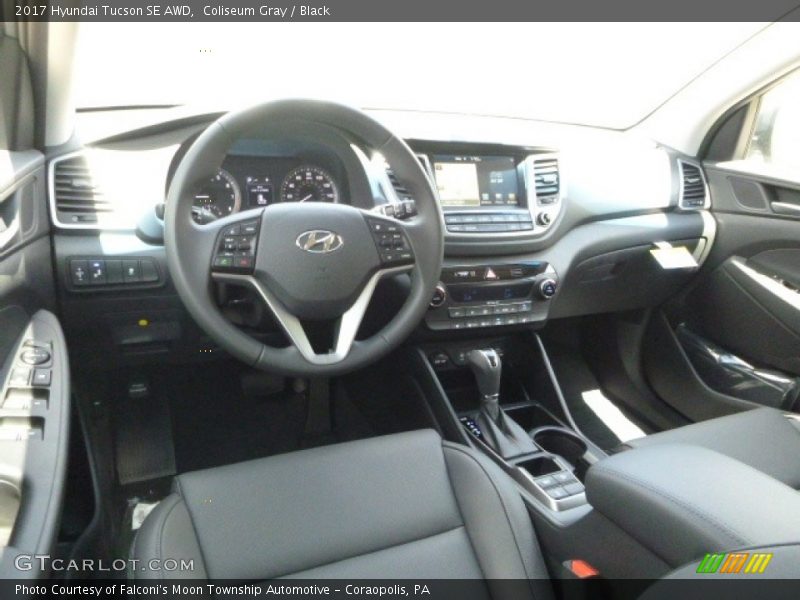 Coliseum Gray / Black 2017 Hyundai Tucson SE AWD