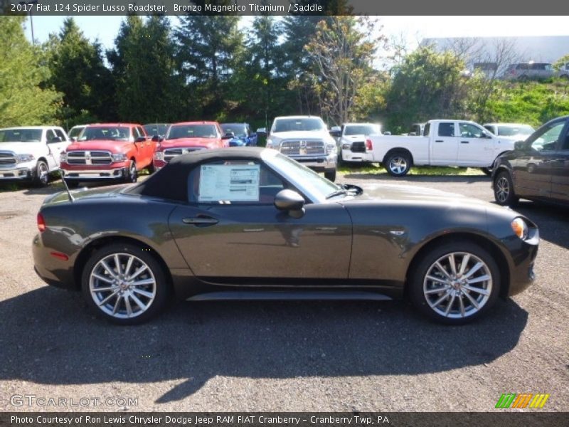 Bronzo Magnetico Titanium / Saddle 2017 Fiat 124 Spider Lusso Roadster
