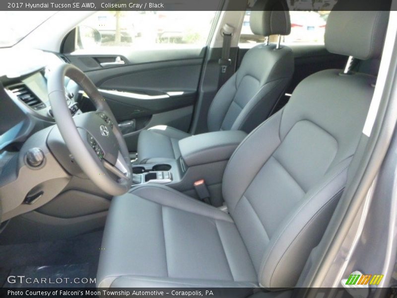 Coliseum Gray / Black 2017 Hyundai Tucson SE AWD
