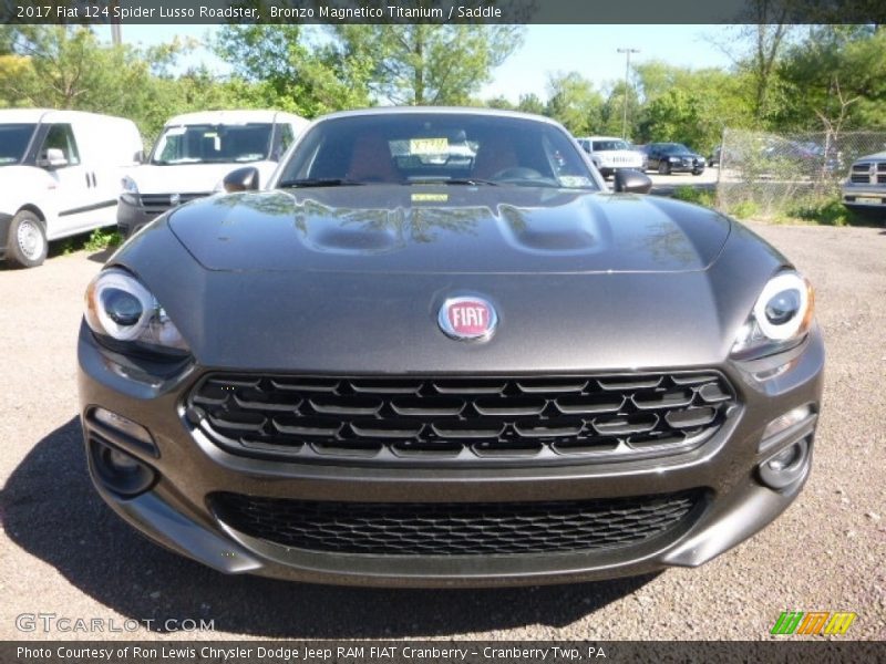 Bronzo Magnetico Titanium / Saddle 2017 Fiat 124 Spider Lusso Roadster