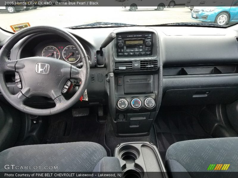Eternal Blue Pearl / Black 2005 Honda CR-V EX 4WD