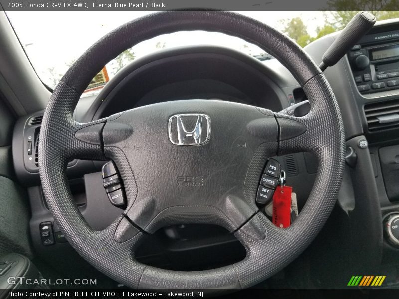 Eternal Blue Pearl / Black 2005 Honda CR-V EX 4WD