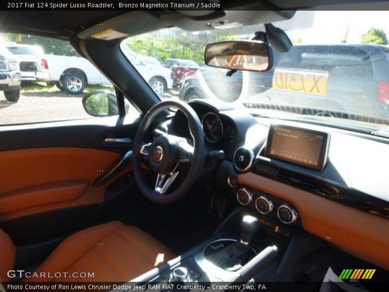 Bronzo Magnetico Titanium / Saddle 2017 Fiat 124 Spider Lusso Roadster