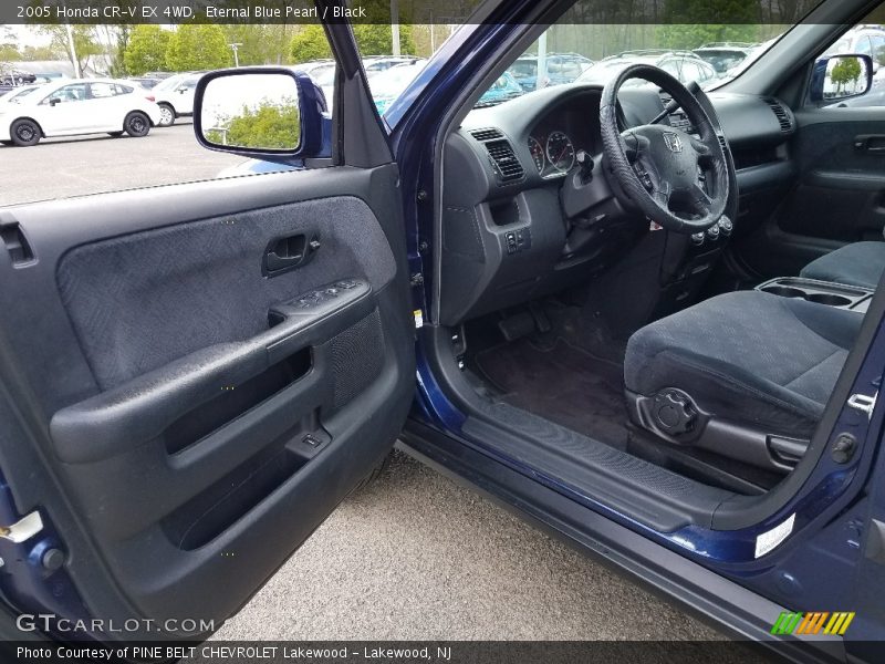 Eternal Blue Pearl / Black 2005 Honda CR-V EX 4WD