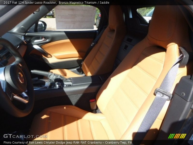 Bronzo Magnetico Titanium / Saddle 2017 Fiat 124 Spider Lusso Roadster