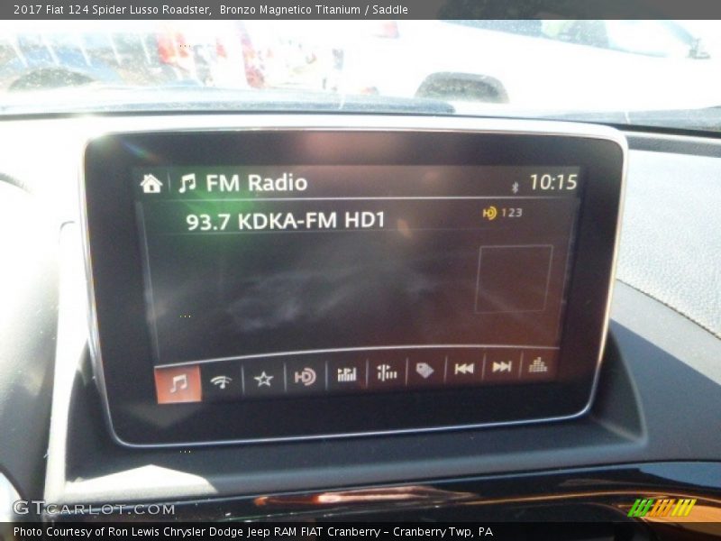 Bronzo Magnetico Titanium / Saddle 2017 Fiat 124 Spider Lusso Roadster