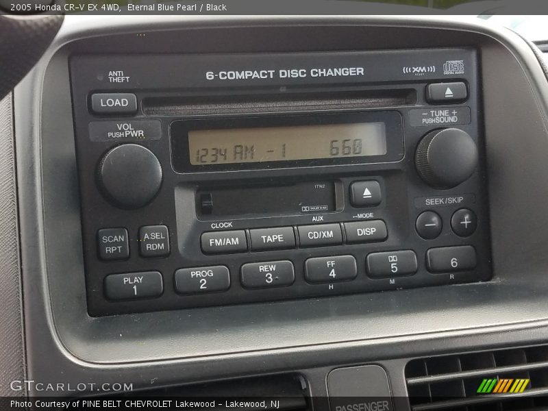 Eternal Blue Pearl / Black 2005 Honda CR-V EX 4WD