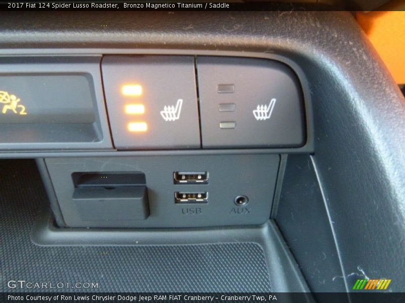 Bronzo Magnetico Titanium / Saddle 2017 Fiat 124 Spider Lusso Roadster
