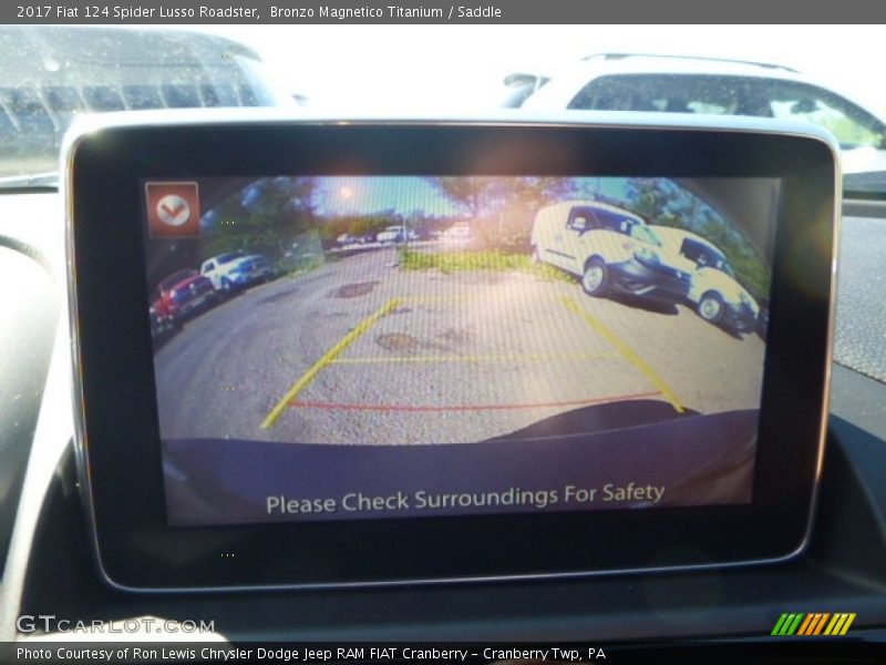 Bronzo Magnetico Titanium / Saddle 2017 Fiat 124 Spider Lusso Roadster