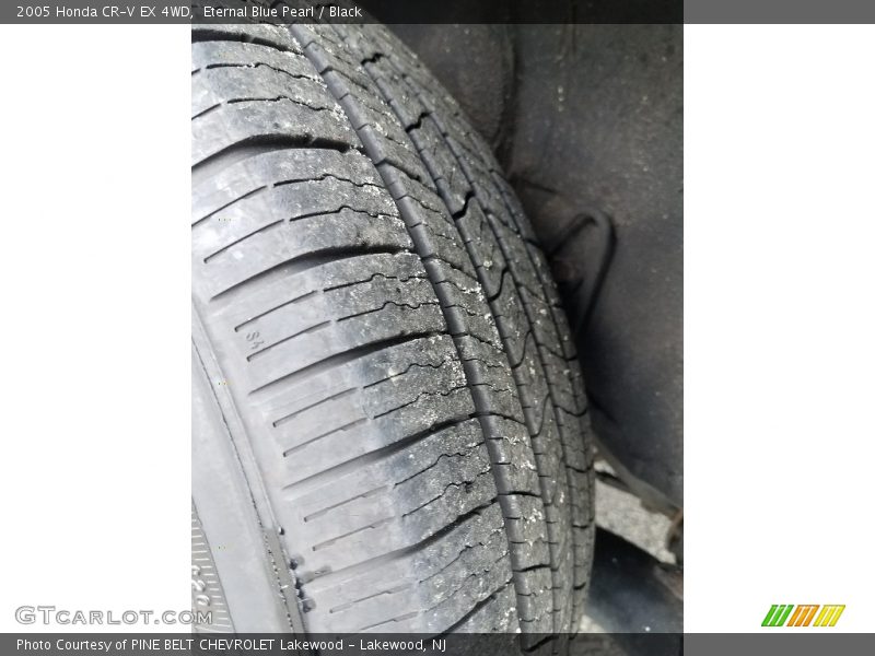 Eternal Blue Pearl / Black 2005 Honda CR-V EX 4WD
