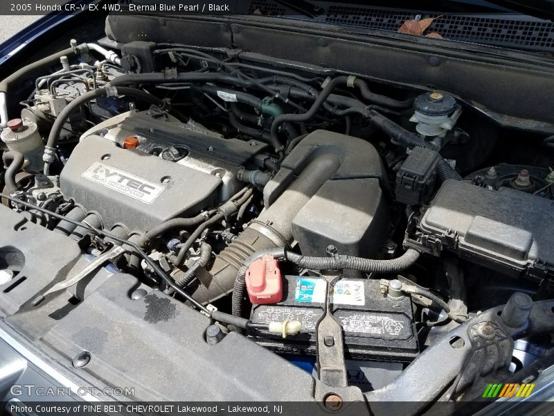 Eternal Blue Pearl / Black 2005 Honda CR-V EX 4WD