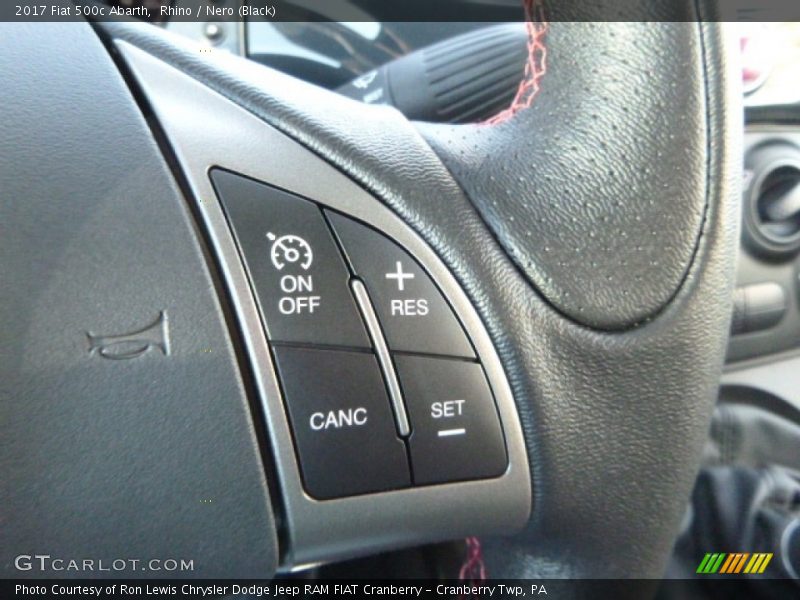 Controls of 2017 500c Abarth