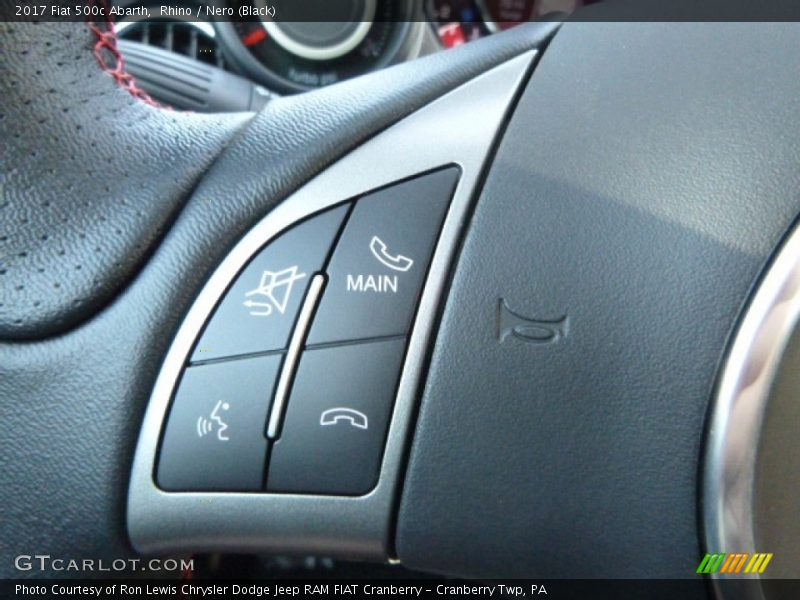 Controls of 2017 500c Abarth